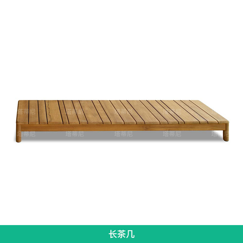 Sofá de teca para exteriores, muebles impermeables y resistentes al sol para patio y terraza, sofá de madera maciza para sala de estar de hotel o alojamiento tipo bed and breakfast image 10