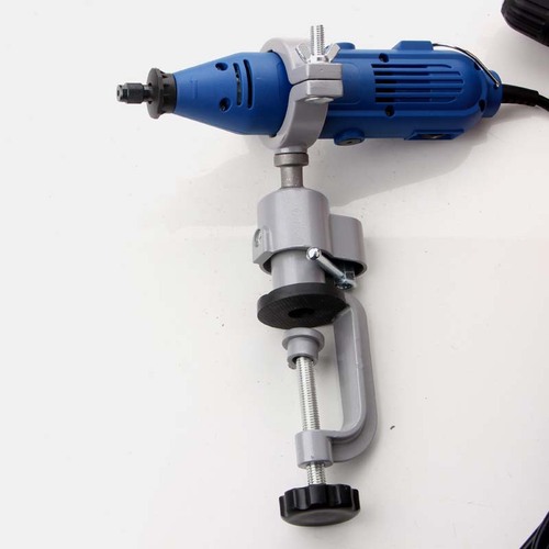 Multi-directional bench vise Electric drill gimbal 360-degree universal rotating fixed bracket electric drill vise