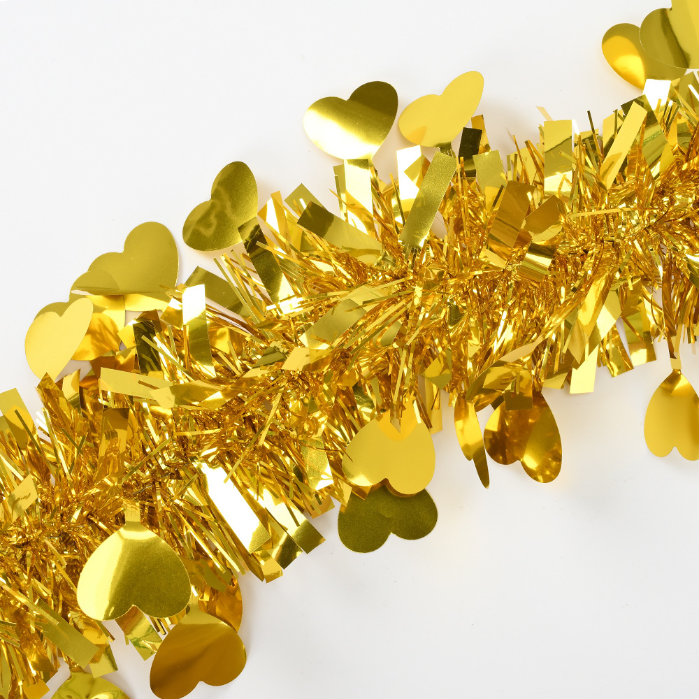 Transfronterizo Amazon Christmas Love Colgantes Decoración Telas de colores Festival Día del niño Telas engrosadas encriptadas