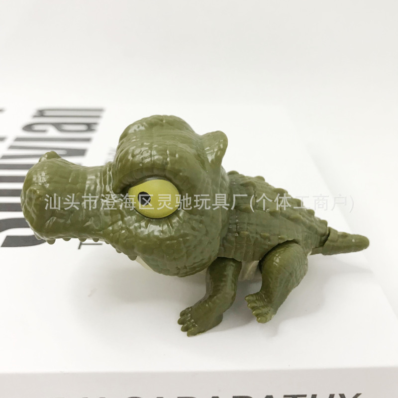 指を噛む恐竜のおもちゃ、可動式恐竜、赤ちゃんへのプレゼント、子供の日、屋台、ブラインドボックス、リアルな恐竜|undefined