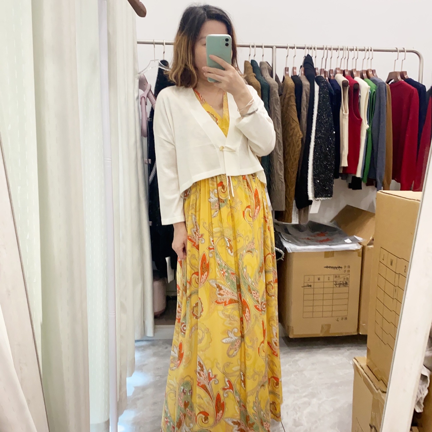 韩国出口单高品质国风复古精纺细羊毛手工盘扣针织羊毛小外套罩衫