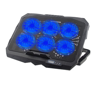 Laptop computer radiator six fan speed control cooling lifting height adjustment bracket router radiator A6