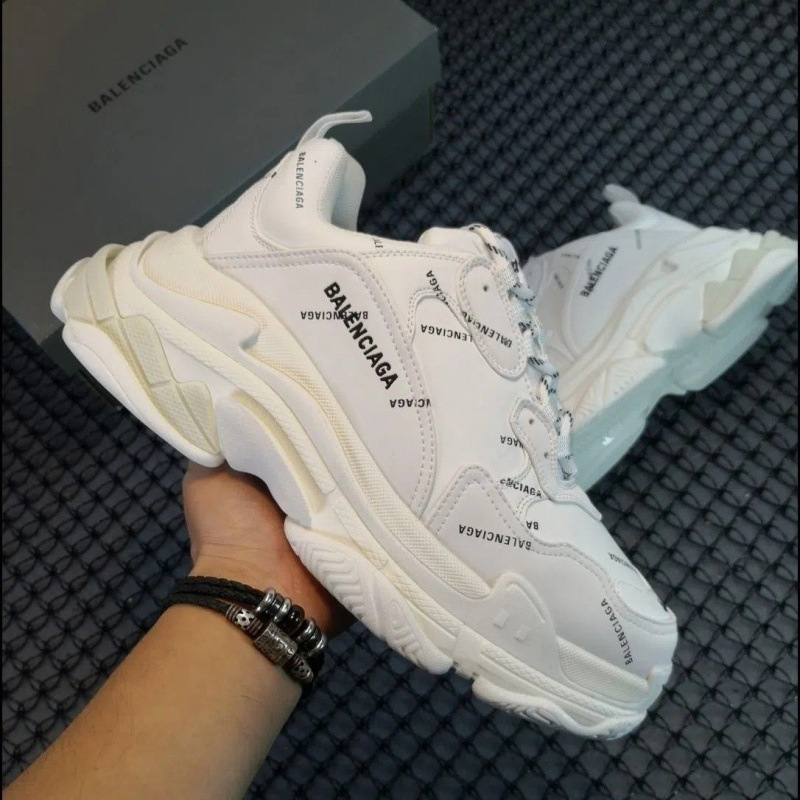 Paris Torre Shoes TrackS1 Letters Joint Six-Layer Bottom Men's and Women's Thick Bottom Height-Increasing Running Sports Couple's Shoes