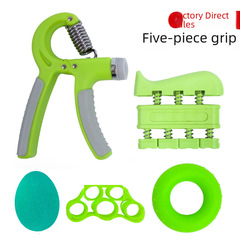 Amazon Hand Grip Trainer Set Adjustable Hand Rehabilitation Training Professional 5-Piece Grip Set Combo