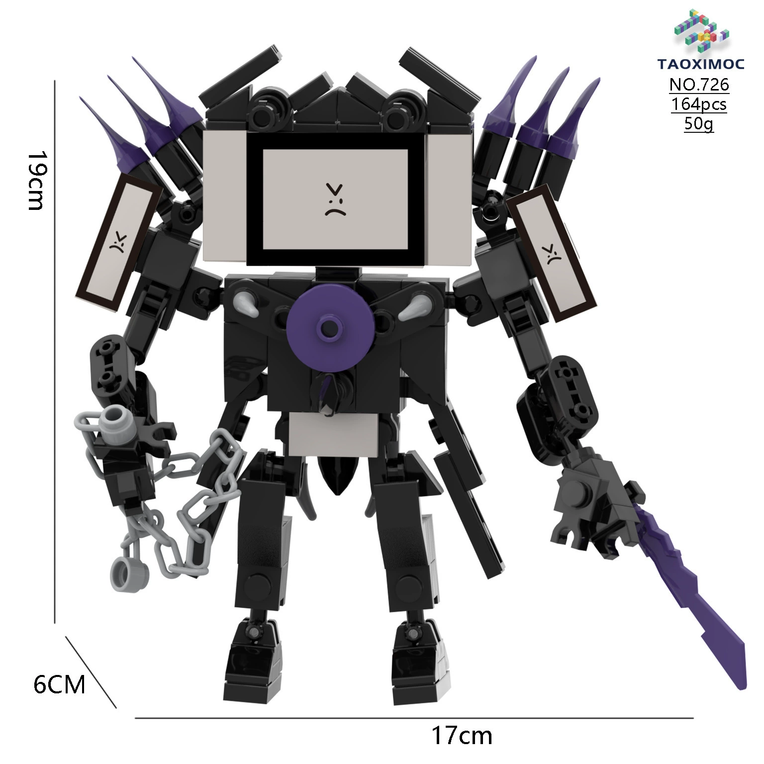 Toilet Constructor Watch: Children's Smart Toy Minifigure Kit - 504pcs, Educational Building Fun by Other