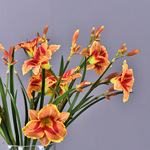 源头厂货仿真萱草花玄关酒店民宿宴会餐桌花手感仿真花年宵花百合