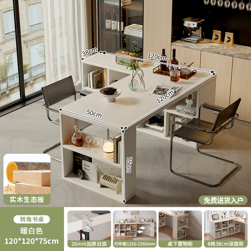 Mesa de mesa de mesa de mesa de isla integrada 2025 nuevo escritorio retráctil para el hogar Zhongdao mesa de bar giratoria italiana de alta gama