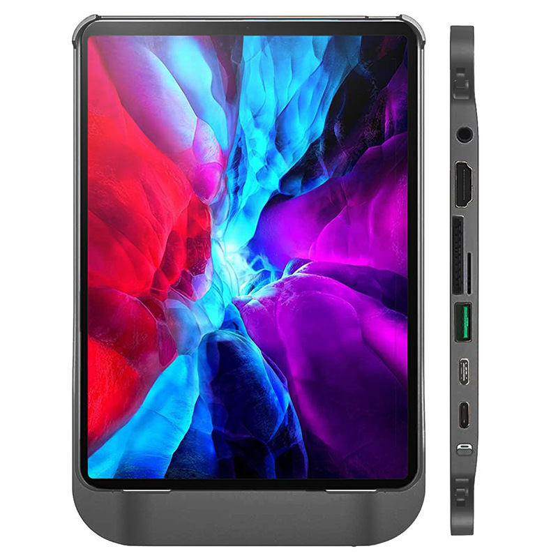 Suitable for ipad Pro/Air USB3.1 docking station + protective cover with magnetic Type-C to HDMI7 1hub