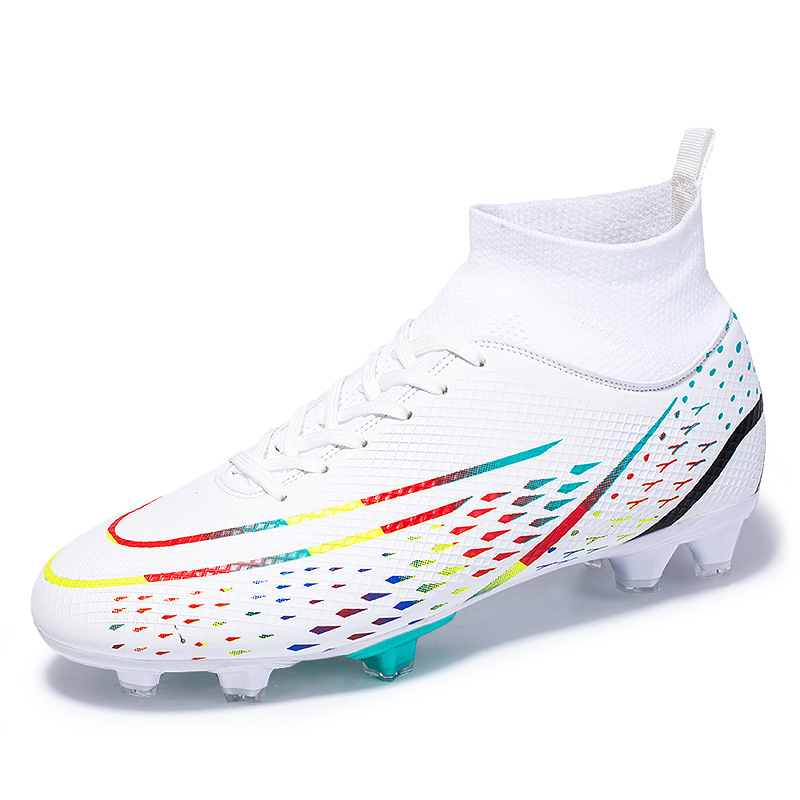 2023 nuevos zapatos de fútbol FGTF transfronterizos zapatos de fútbol para hombres y mujeres zapatos de entrenamiento de hierba