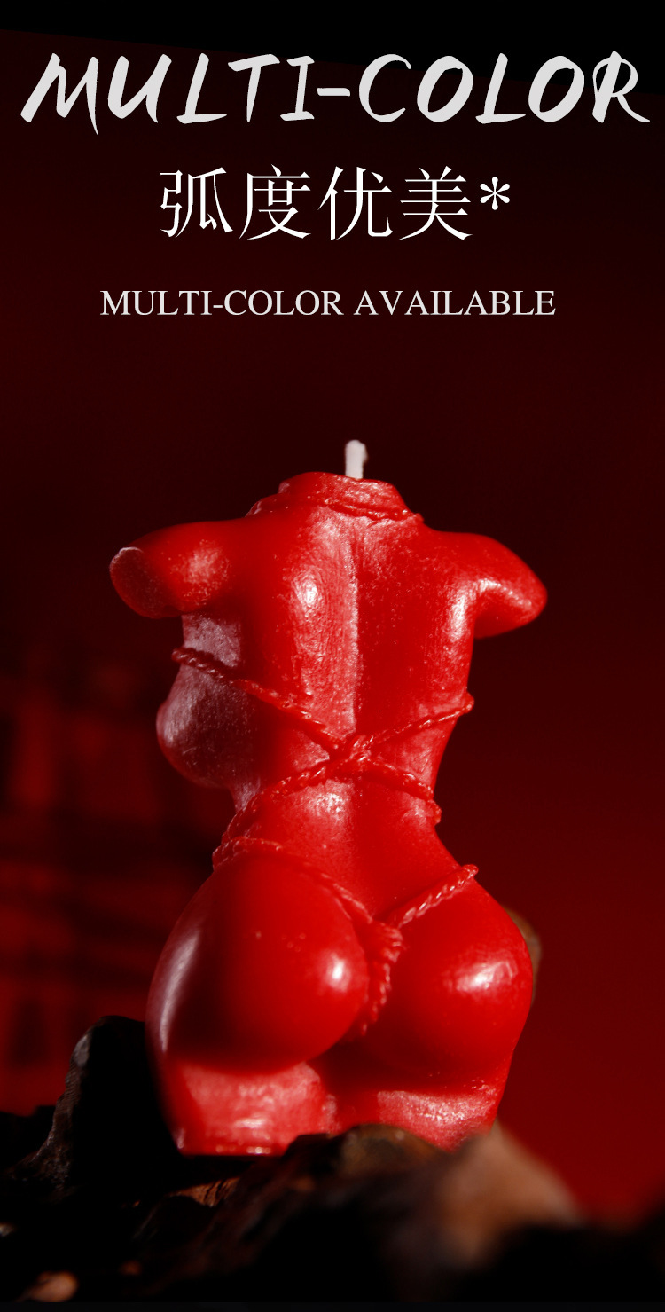 Low-Temperature Soy Wax Massage Candle for Couples, Red Fragrance Candle — detail image 14