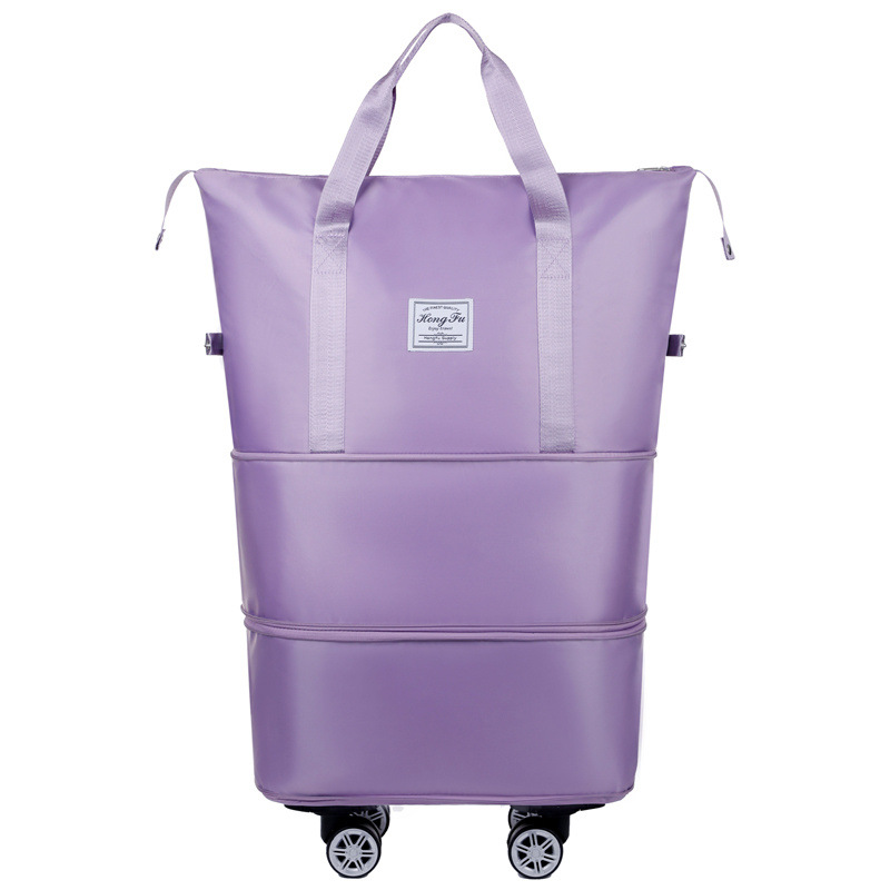 Light purple thickened three-layer + silent universal wheel + disassembly wheel