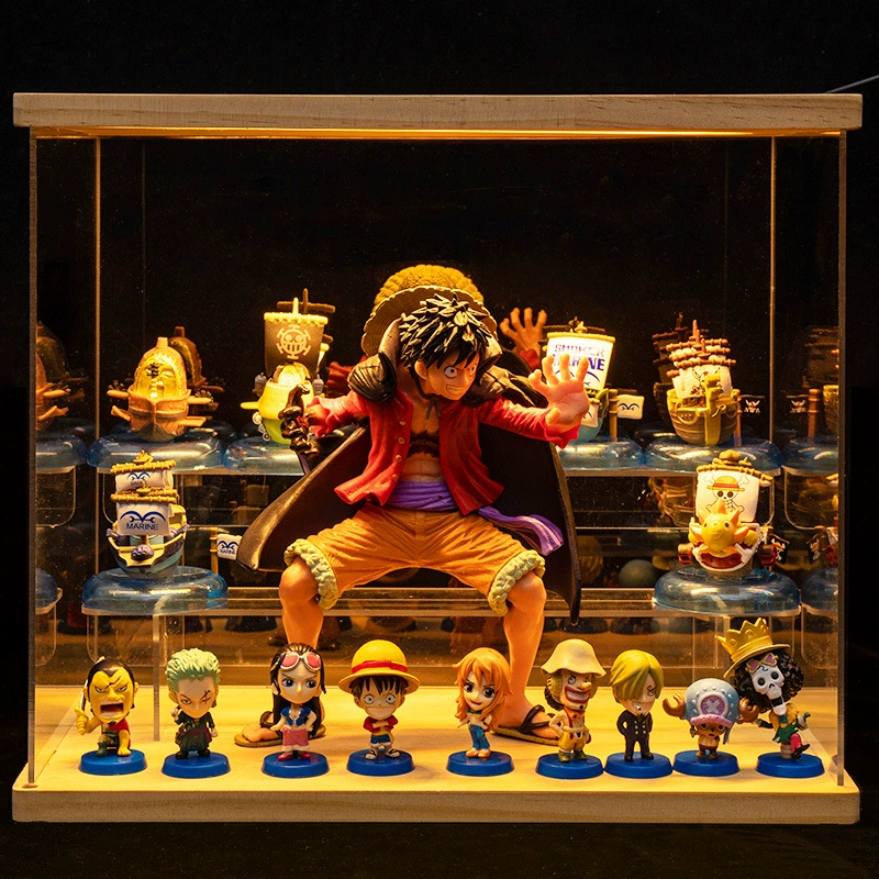 Комплект фигур One Piece: полный набор Лuffy Empress Peripherals Zoro Q Version Blind Box Doll, украшения, подарки на выпускной
