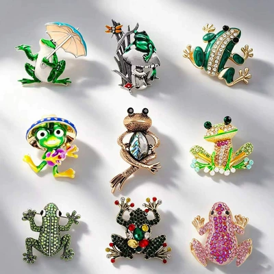 Yaxa sancaqları: Enamel and Diamond-Encrusted Pins