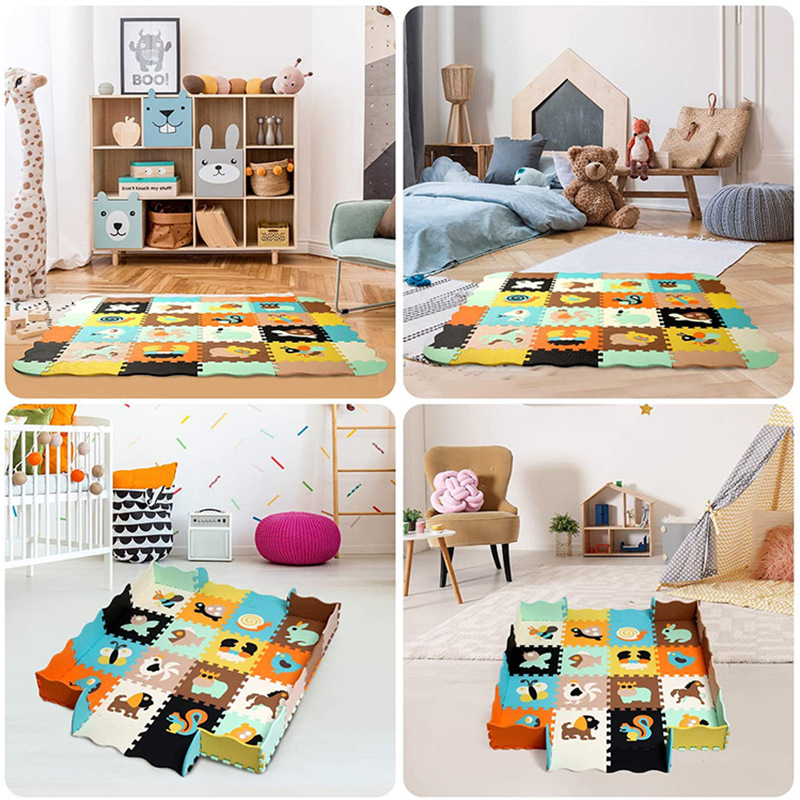 定制拼接图形宝宝游戏垫婴儿爬爬垫