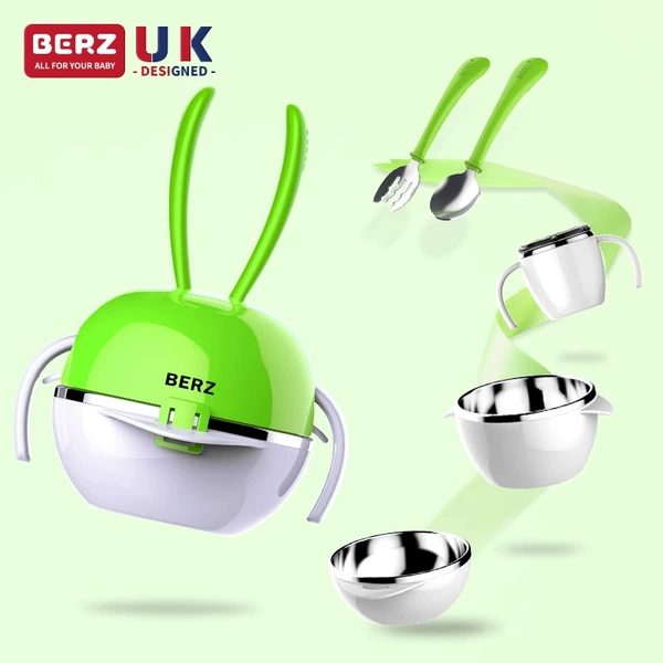Stainless steel, green