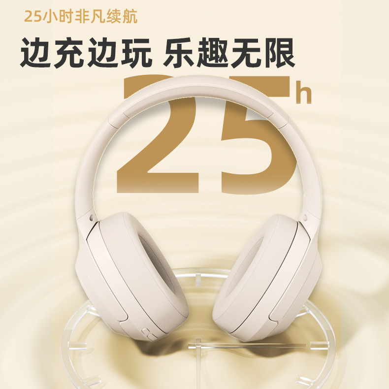 2025 nuevos auriculares de larga duración de la batería inalámbrica ANC con reducción activa de ruido auriculares Bluetooth en stock