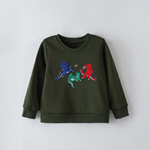 秋季欧美风春秋新款男童长袖卫衣批发卡通儿童上衣中小童