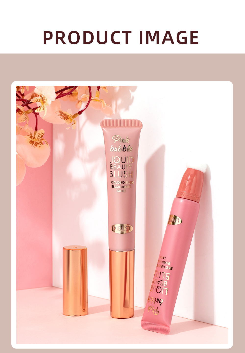 QiBest Hydrating Liquid Blush Multi-functional Makeup Pen, naturally long-lasting makeup, brightens matte and glossy face blush liquid undefined
