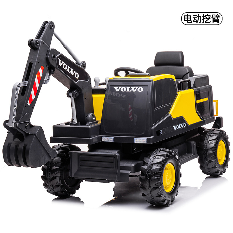 ボルボ大型掘削機子供用電気自動車四輪おもちゃの車は、リモコンカーで赤ちゃんや子供に座ることができます|undefined