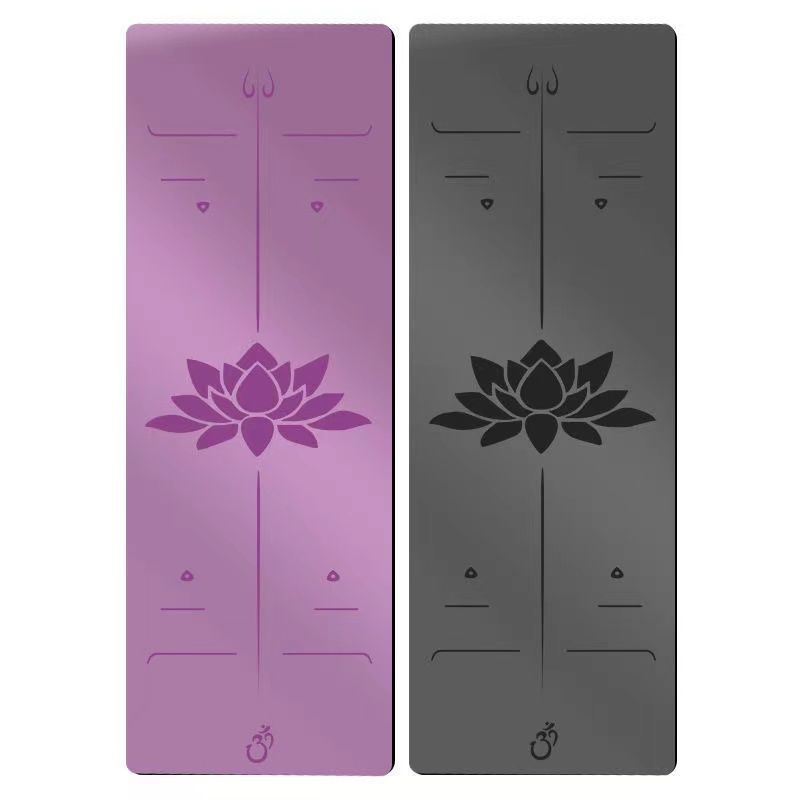 Natural Rubber Pu Yoga Mat for Beginners Thickeneded, Widened and Longed Yoga Mat for Home Use, Non-Slip, Sweat-Absorbent and Odor-Free