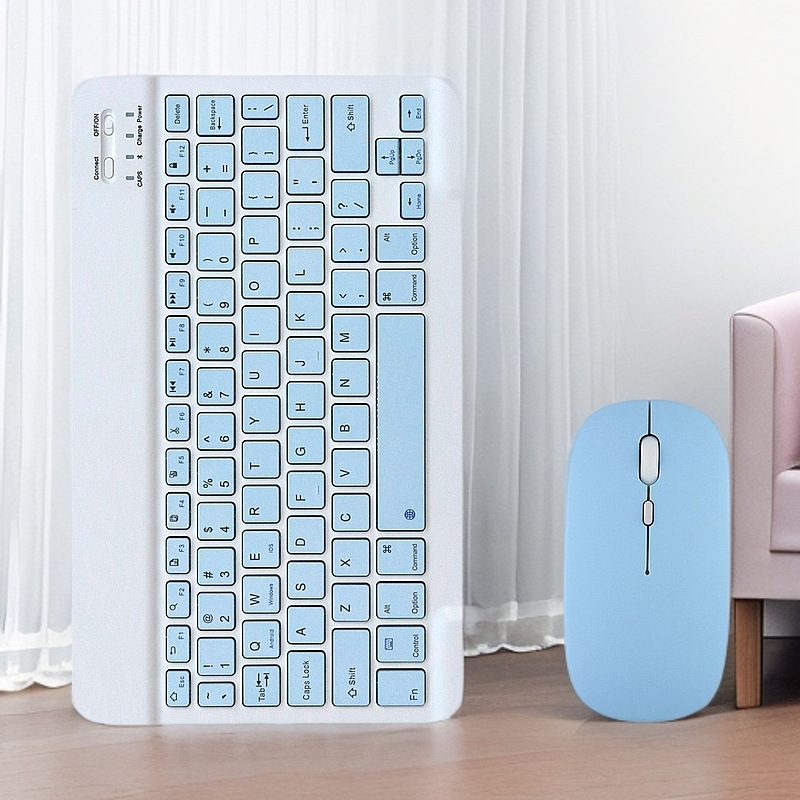 无线蓝牙键盘 办公桌套装ipad平板小女生办公静音外接手机笔记本