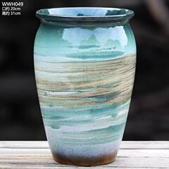 宜興紫砂粗陶通気老杭盆緑植蘭盆栽陶磁器景観個性創意多肉植木鉢