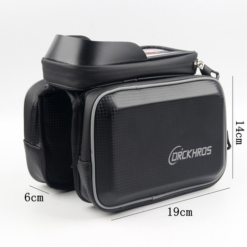 Mountain bike front fork bag, saddle bag, handlebar bag, mountain bike cycling gear waterproof phone bag