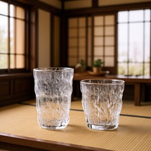 批发家用杯玻璃杯水杯威士忌红酒杯果汁啤酒咖啡杯扭扭杯冰川水晶