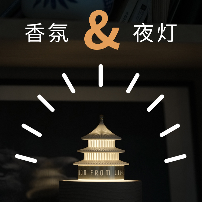 Bbdd Prayer Car Perfume Seat Ornaments Car Aromatherapy Home Atmosphere Lamp Fireless Fragrance Essential Oil