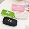 Cute funny capacious pencil case, stationery for elementary school students, brand handheld storage bag, big eyes