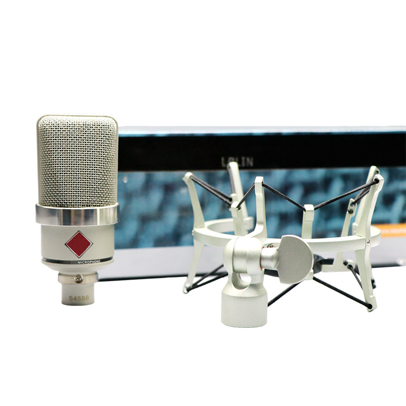 Cross-Border Foreign Trade Tlm102 Professional Recording Microphone, Dedicated for Live Streaming, Gaming Voice Sound Card