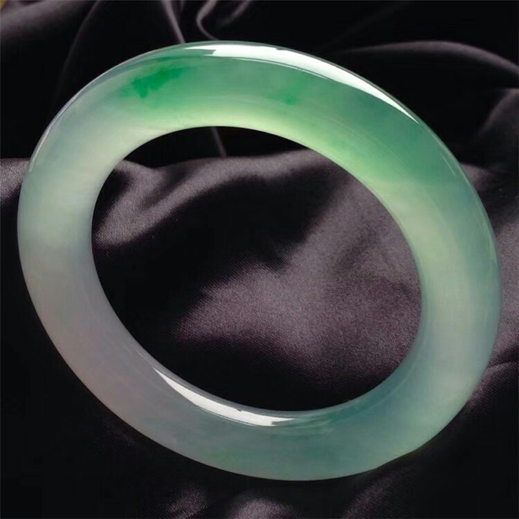Naturlig burmesisk type A Jadeite armbånd Jade armbånd_voghion.com