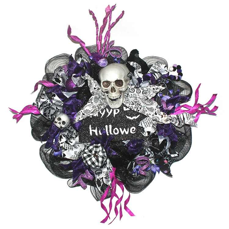 Atmospheric decorations with bow, 2022, halloween