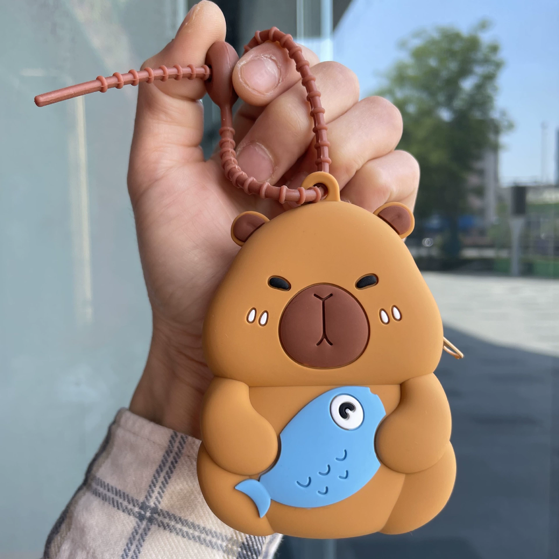 Sanrio силиконовый кошелек, сумочка для ключей, брелок, подвеска, подарок на день рождения
