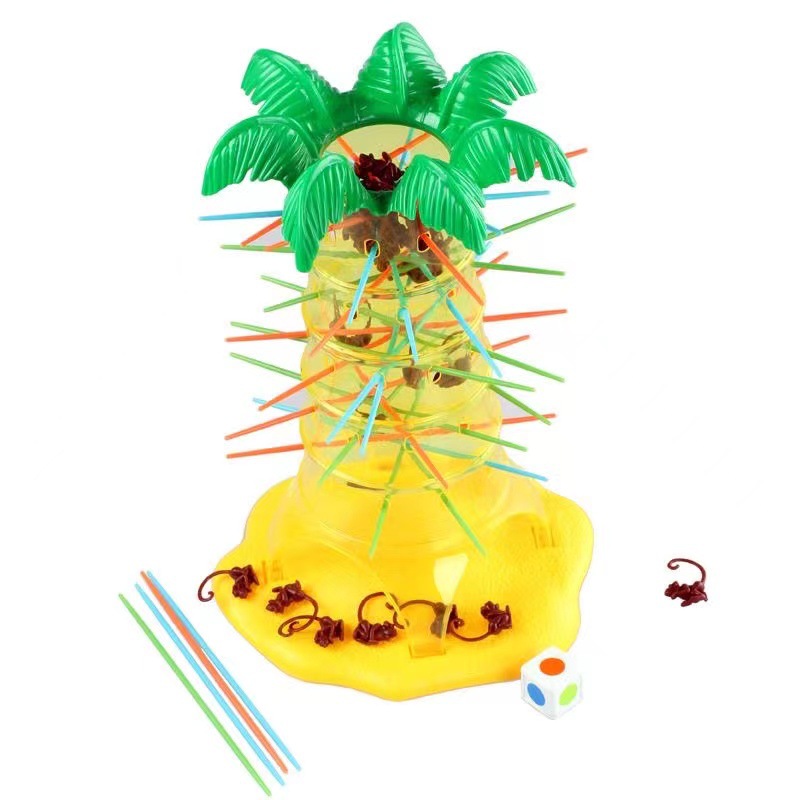 Niños Flip mono escalada árbol mono cayendo abajo juego de escritorio padre-hijo diversión interactiva estudiante ocio juguetes creativos