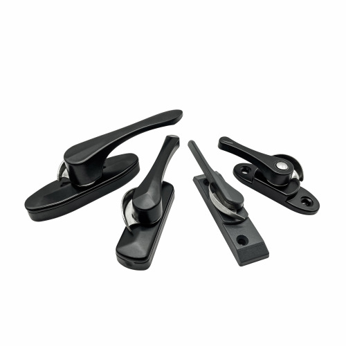 Stainless steel crescent lock universal plastic UPVC sliding door lock for windows and doors, old-style aluminum alloy window anti-theft safety lock