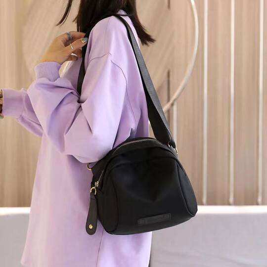 2023 New Fashion Crossbody Bag Women's Shell Bag Shoulder Bag Fashionable Oxford Cloth Large Capacity Lightweight Casual Bag