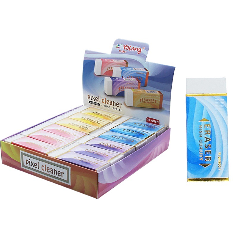 Yalong transfronteriza venta caliente TPR material de goma oficina borrador suave blanco escuela fabricante de suministros