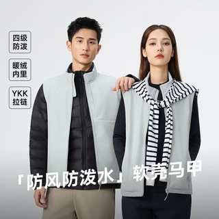 厂家直销防水背心马甲运动休闲简约男女同款无袖夹克外套工作服装