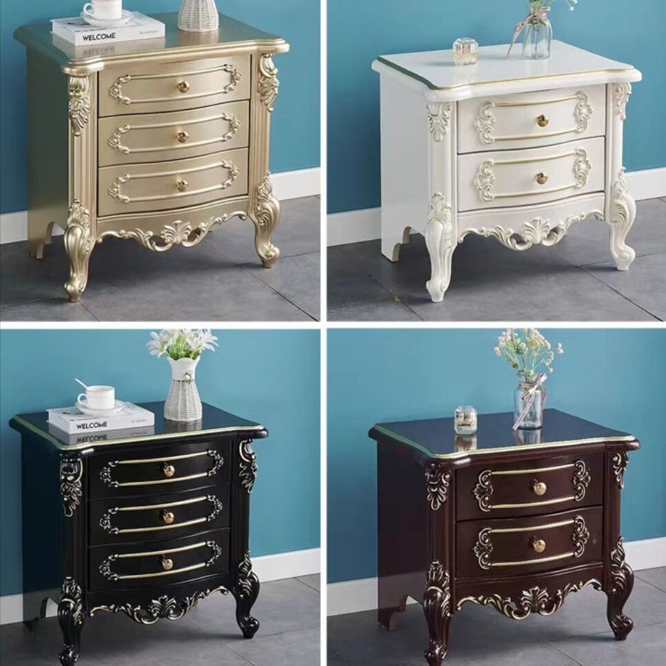 Bedside modern universal white storage system