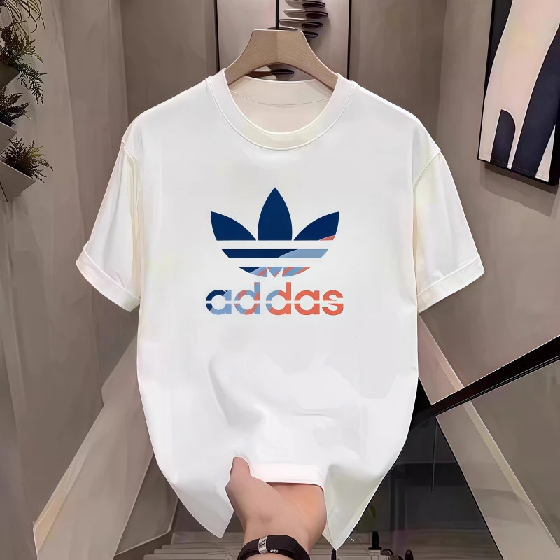 Tamisas de manga corta de hombre tendencia de verano de moda de hombre Tamisas de ropa de chicos 2025 nueva camiseta de manga media camiseta