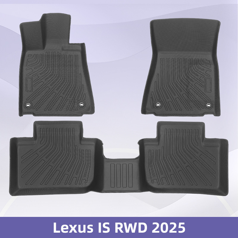 Aplicable a Lexus IS RWD 2025 3D todo el tiempo TPE almohadilla de pie almohadilla de maletero