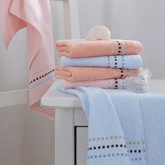 Serviette de visage en coton pur douce et absorbante satin_voghion.com