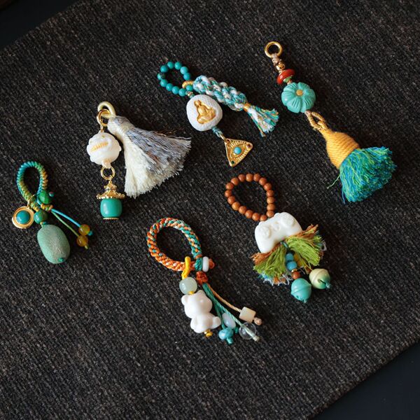 Genuine design pendant with tassels