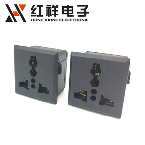 Универсальный розетка AC Universal Descepend Desktop Socket Universal Socket 16A Многофункциональная встроенная мощность переменного тока сокет