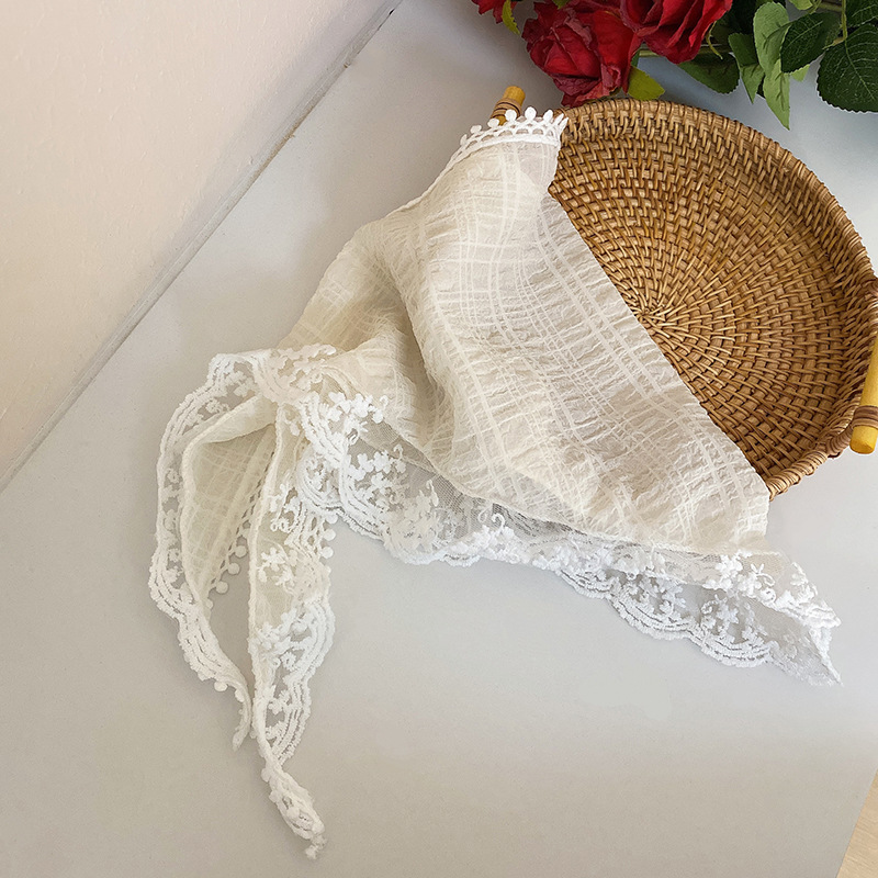 Women's Cute Sweet Korean Style Triangle Lace 1 Piece display picture 2