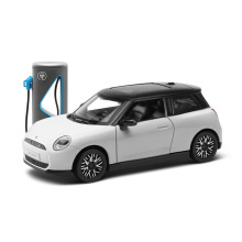 彩珀88740N盒装宝马MIni新能源1/28仿真儿童声光回力合金汽车模型