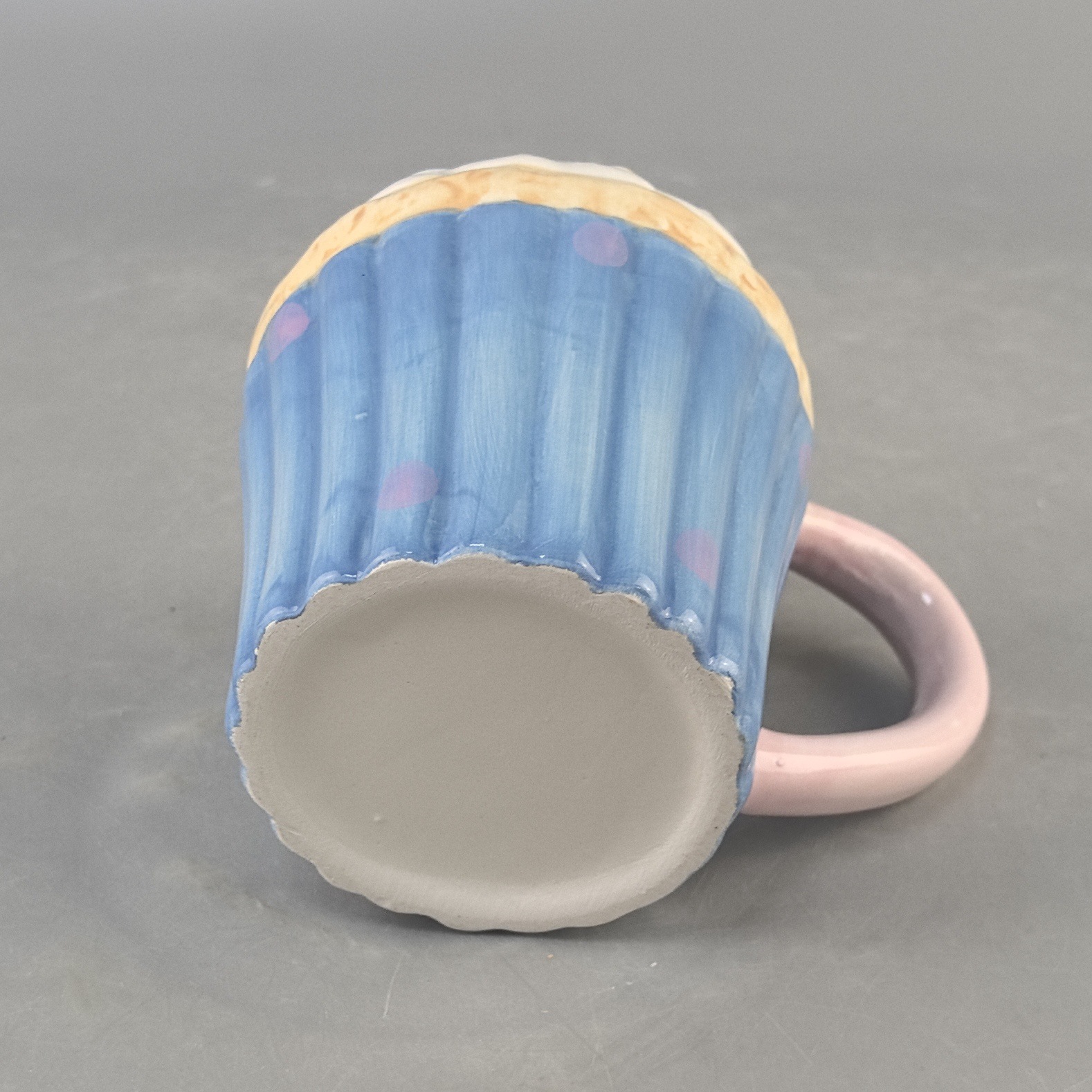 Creatividad en Corazón encantador de cerámica Muffin pastel taza de café doméstico para chicas para el cumpleaños de su novia