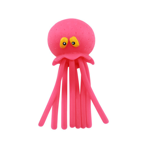 Water Play Octopus Squeeze Fun Toy Ocean Animal Children's Bath Pool Beach Octopus Water Play Toy Stress Relief