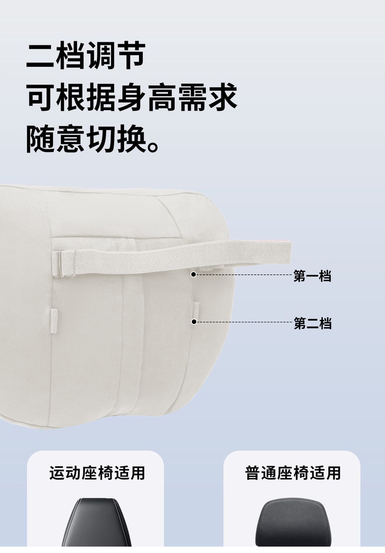 Car headrest and lumbar support, in-car cushion and neck pillow suitable for Mercedes-Benz, Maybach, BMW, Tesla